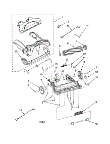 Nozzle parts for Kenmore Vacuum 116.32921200 (11632921200, 116 32921200) from AppliancePartsPros.com