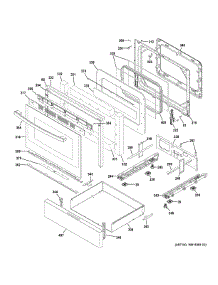 Door & Drawer Parts parts for Ge Range JGB720DEJ2WW from AppliancePartsPros.com
