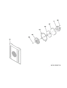 Small Convection Fan parts for Ge Range ZGP486LRR4SS from AppliancePartsPros.com