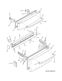 Freezer Doors parts for Ge Refrigerator PGSS5NFZHSS from AppliancePartsPros.com