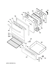 Door & Drawer Parts parts for Ge Range JGB620GEF2SA from AppliancePartsPros.com