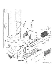 Machine Compartment parts for Ge Refrigerator PGSS5NFZHSS from AppliancePartsPros.com