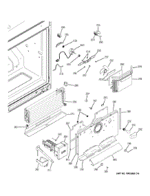 Freezer Section parts for Ge Refrigerator PFQS5PJZHSS from AppliancePartsPros.com