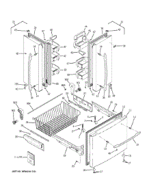 Doors parts for Ge Refrigerator PFSS0MFZHSS from AppliancePartsPros.com