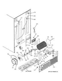 Sealed System & Mother Board parts for Ge Refrigerator GSC22QGTMWW from AppliancePartsPros.com