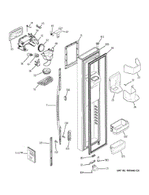 Freezer Door parts for Ge Refrigerator PSS26LGRCCC from AppliancePartsPros.com