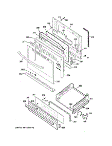 Door & Drawer Parts parts for Ge Range JGBS60REF2SS from AppliancePartsPros.com