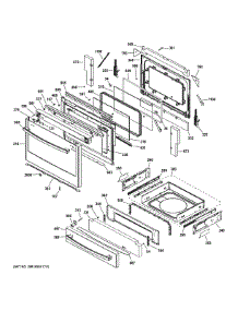 Door & Drawer Parts parts for Ge Range PGS920SEF5SS from AppliancePartsPros.com