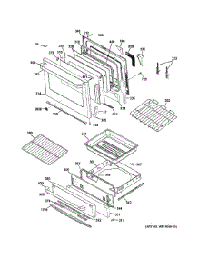 Door & Drawer Parts parts for Ge Range CS980ST6SS from AppliancePartsPros.com