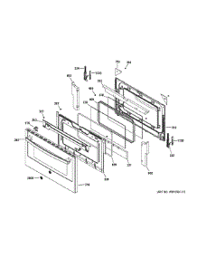 Lower Door parts for Ge Range PGS950SEF5SS from AppliancePartsPros.com