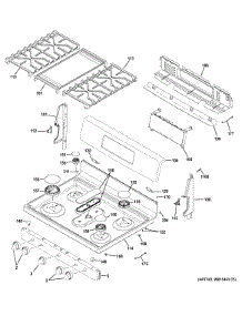 Control Panel & Cooktop parts for Ge Range JGB860DEJ4WW from AppliancePartsPros.com