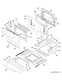 Door & Drawer Parts parts for Ge Range P2B940SEJ3SS from AppliancePartsPros.com