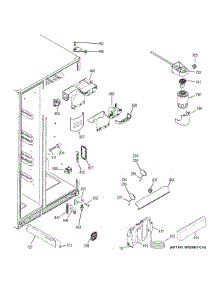 Fresh Food Section parts for Ge Refrigerator PZS22MMKEHES from AppliancePartsPros.com