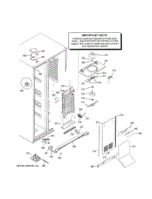 Freezer Section parts for Ge Refrigerator DSE25JSHECSS from AppliancePartsPros.com