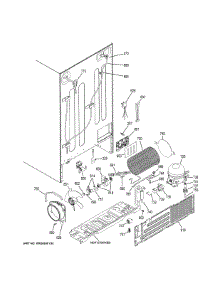 Machine Compartment parts for Ge Refrigerator GSS23HGHECBB from AppliancePartsPros.com