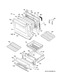 Door & Drawer Parts parts for Ge Range CS980ST7SS from AppliancePartsPros.com