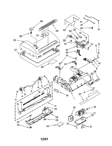 Nozzle And Motor parts for Kenmore Vacuum 116.3531290 (1163531290, 116 3531290) from AppliancePartsPros.com
