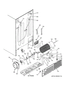 Machine Compartment parts for Ge Refrigerator PSE25KSHEHSS from AppliancePartsPros.com