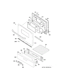 Door & Drawer Parts parts for Ge Range JGBS10DEK1WW from AppliancePartsPros.com