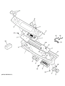 Control Panel parts for Ge Range JD630SF3SS from AppliancePartsPros.com