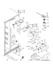 Fresh Food Section parts for Ge Refrigerator GSE25HMHEHES from AppliancePartsPros.com