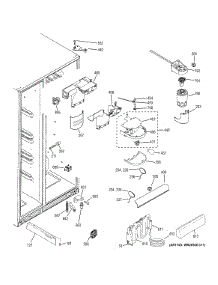 Fresh Food Section parts for Ge Refrigerator GSS25CSHECSS from AppliancePartsPros.com