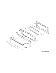 Upper Door parts for Ge Range PGB950SEF3SS from AppliancePartsPros.com
