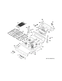 Control Panel & Cooktop parts for Ge Range PGB950SEF3SS from AppliancePartsPros.com