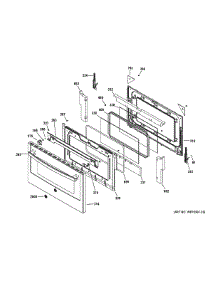 Lower Door parts for Ge Range PGS950EEF2ES from AppliancePartsPros.com