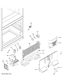 Freezer Section parts for Ge Refrigerator CNE25SSKAKSS from AppliancePartsPros.com