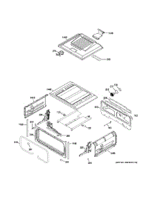 Upper Oven parts for Ge Range JGB850EEF3ES from AppliancePartsPros.com