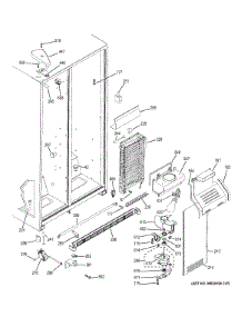 Freezer Section parts for Ge Refrigerator GSS20ETHDWW from AppliancePartsPros.com