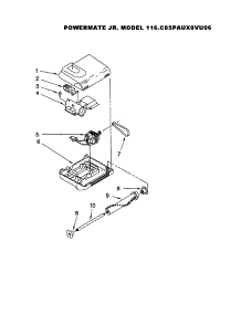 Power-Mate (Junior) parts for Kenmore Vacuum 116.21513000 (11621513000, 116 21513000) from AppliancePartsPros.com