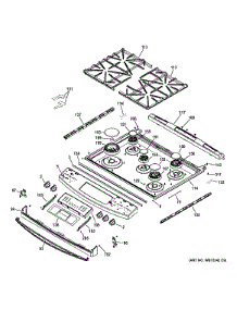 Control Panel & Cooktop parts for Ge Range JGS750DEF3BB from AppliancePartsPros.com