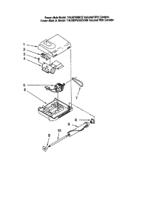 Power-Mate (Junior) parts for Kenmore Vacuum 116.20700001C (11620700001C, 116 20700001C) from AppliancePartsPros.com