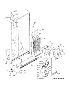 Freezer Section parts for Ge Refrigerator GSE25ETHDCC from AppliancePartsPros.com