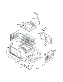 Lower Oven parts for Ge Range JGB850SEF3SS from AppliancePartsPros.com