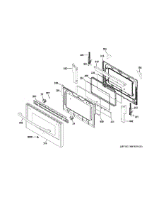 Lower Door parts for Ge Range JGB850SEF3SS from AppliancePartsPros.com