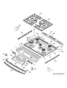 Control Panel & Cooktop parts for Ge Range JGS750SEF3SS from AppliancePartsPros.com