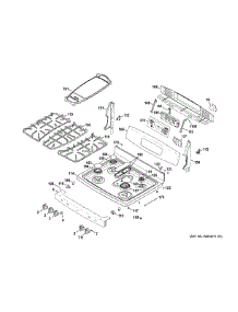 Control Panel & Cooktop parts for Ge Range JGB850DEF3BB from AppliancePartsPros.com