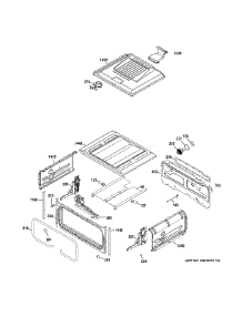 Upper Oven parts for Ge Range JGB850DEF3BB from AppliancePartsPros.com