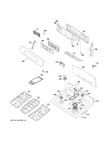 Control Panel & Cooktop parts for Ge Range P2B940SEF1SS from AppliancePartsPros.com