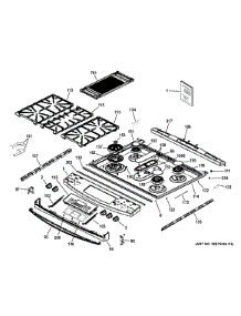 Control Panel & Cooktop parts for Ge Range P2S920SEF2SS from AppliancePartsPros.com