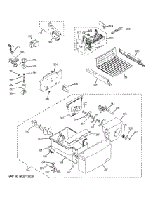 Ice Maker & Dispenser parts for Ge Refrigerator GSE22ETHDBB from AppliancePartsPros.com