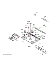 Cooktop parts for Ge Range CGS975SED4SS from AppliancePartsPros.com
