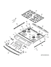 Control Panel & Cooktop parts for Ge Range JGS650SEF2SS from AppliancePartsPros.com