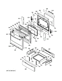 Door & Drawer Parts parts for Ge Range JGS650SEF2SS from AppliancePartsPros.com