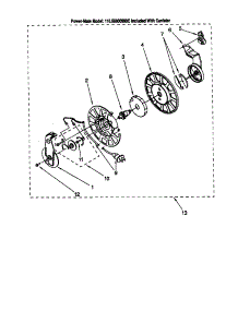 Power Cord Reel parts for Kenmore Vacuum 116.26600990C (11626600990C, 116 26600990C) from AppliancePartsPros.com