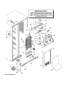 Freezer Section parts for Ge Refrigerator CZS22MSKBHSS from AppliancePartsPros.com