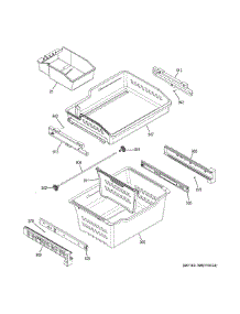 Freezer Shelves parts for Ge Refrigerator GNE21FGKAKWW from AppliancePartsPros.com
